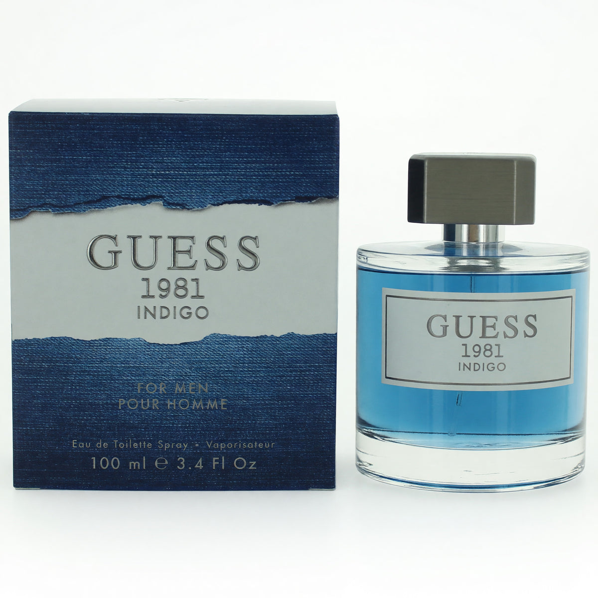 Guess 1981 Indigo by Guess, 3.4 oz EDT Spray for Men