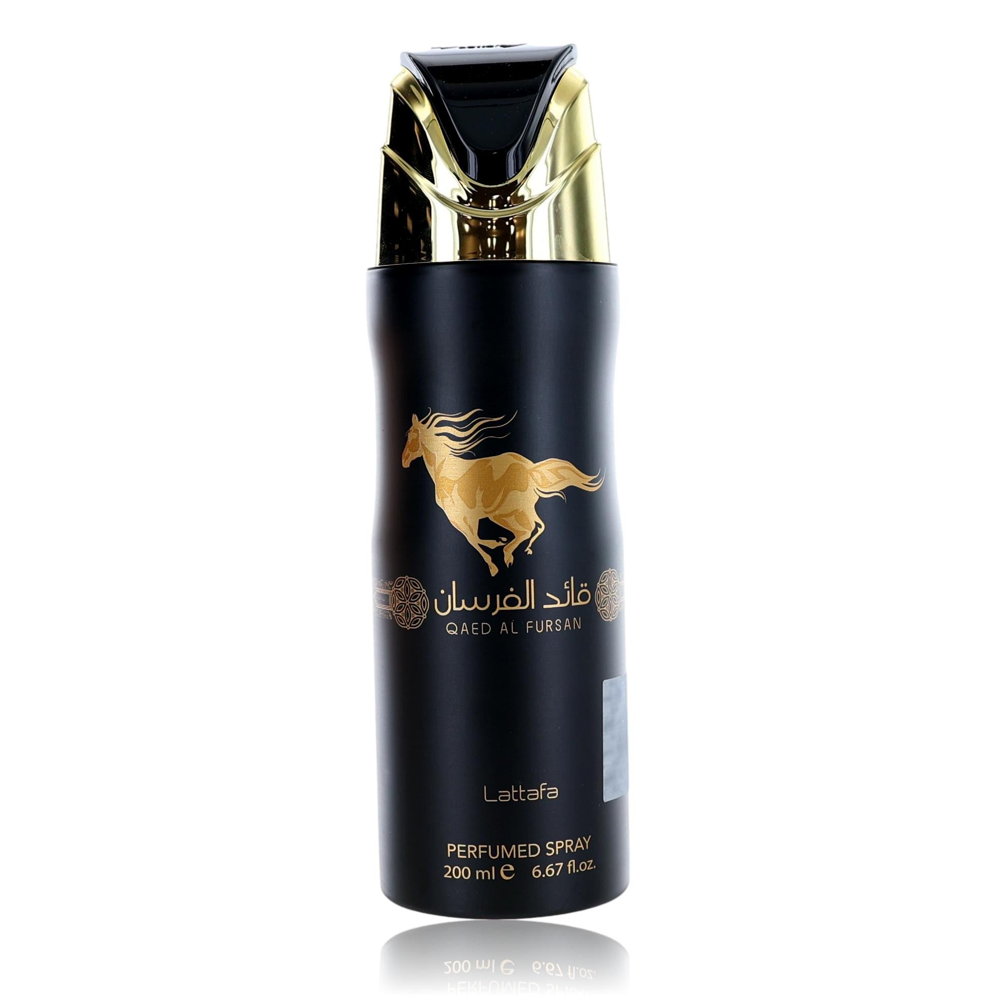 Qaed Al Fursan by Lattafa, 6.7 oz Perfumed Deodorant Spray for Men  